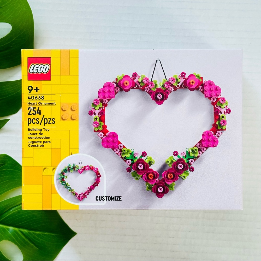 Lego Heart Ornament (40638) NEW